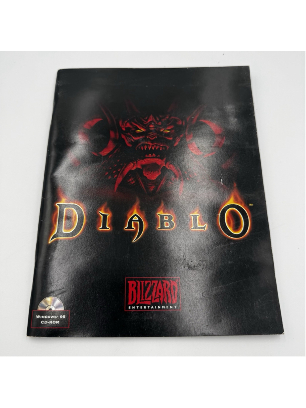 Diablo 1 Big Box Blizzard PC Game - Instruction Book MANUAL ONLY Vintage